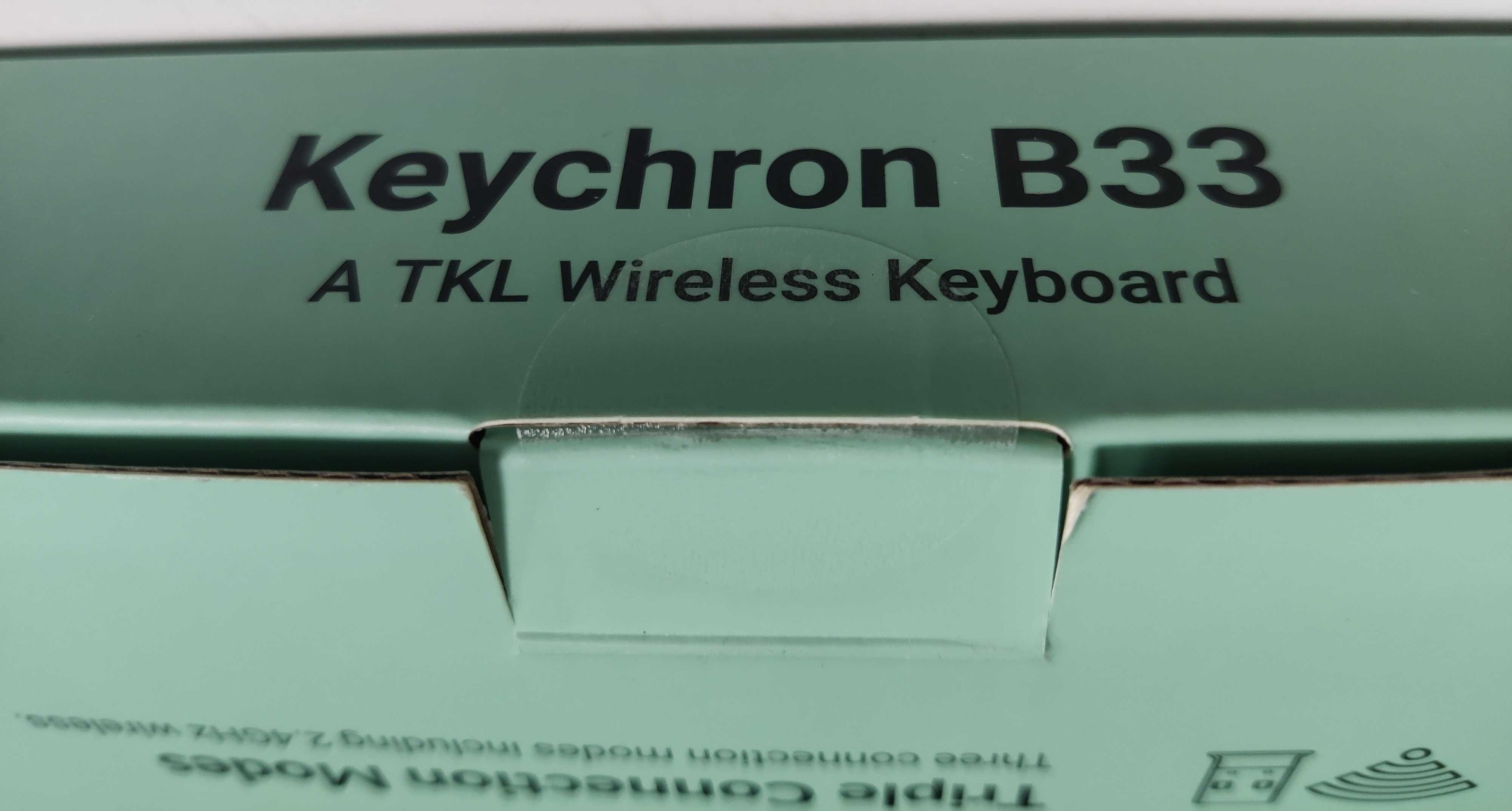 Бездротова повнопрофільна ножична клавіатура для роботи Keychron B33