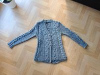 Sweter szary - S/M wełna 30%