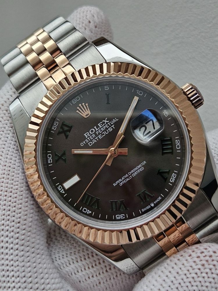 Швейцарские часы Rolex Datejust Wimbledon Stainless Style