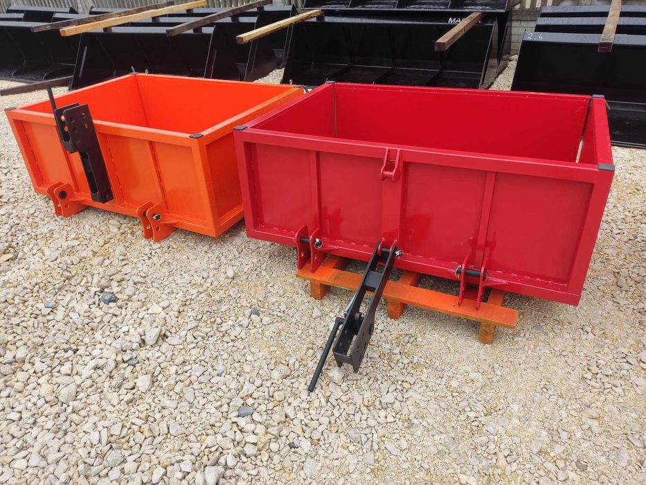 Skrzynia transportowa na tylnego tuza do traktora solidna TRANSPORT