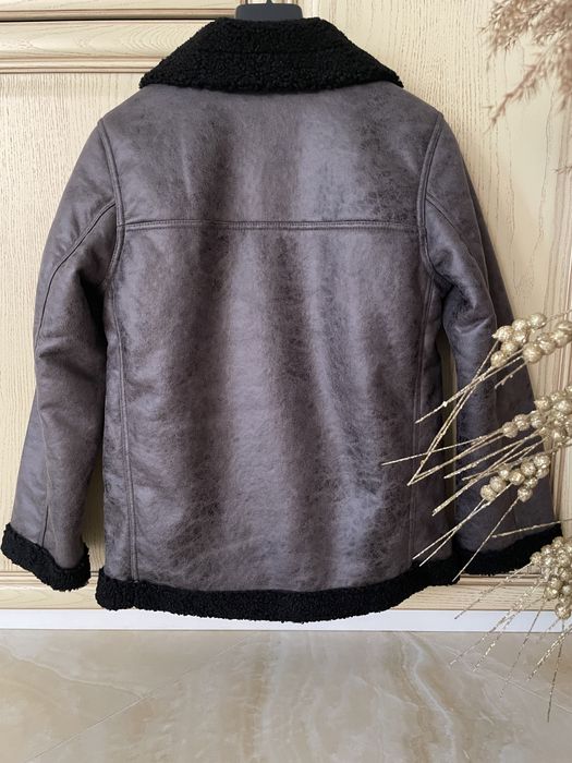 Куртка Дублянка авіатор дубленка Zara H&M єврозима S/M