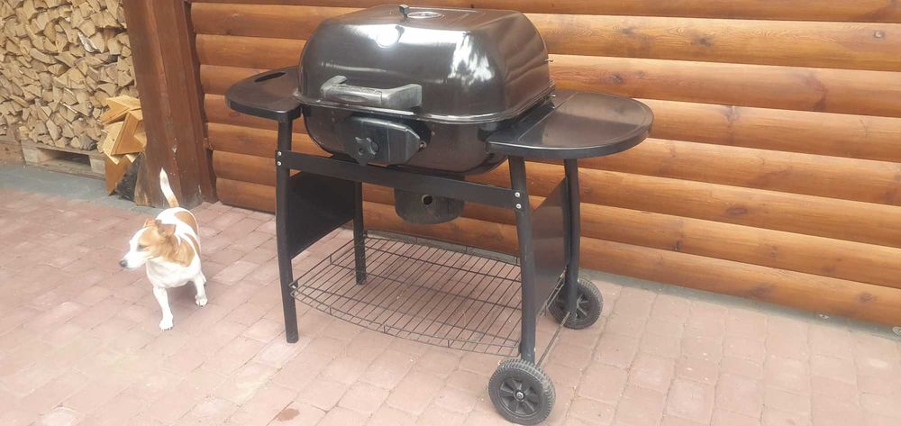 Grill ogrodowy duży weglowy