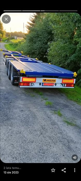 Podkontenerowa naczepa wynajem