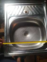 мийка кухонна з нержавійки 50смх60см