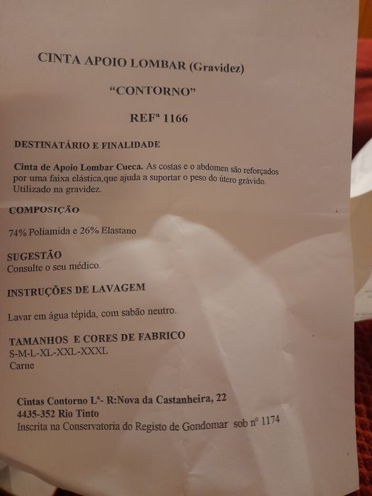 Cinta (cueca gravidez)