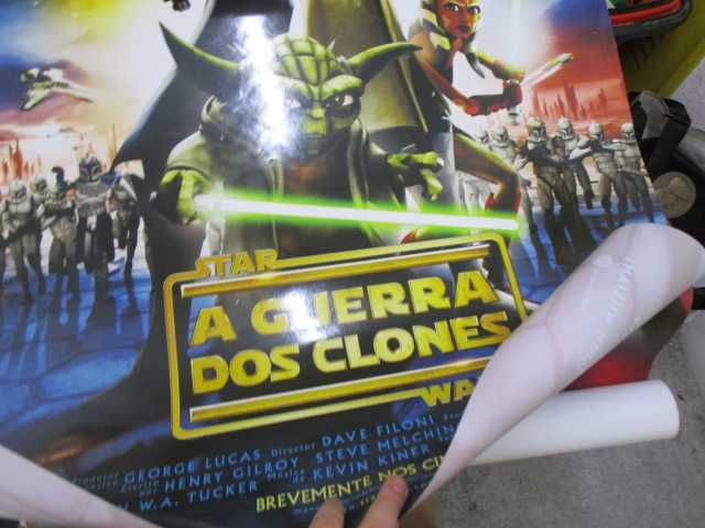 Cartazes originais filmes Star Wars usados nos cinemas