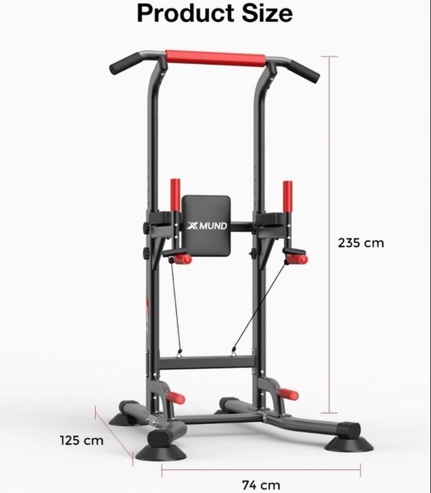 Drążek stacjonarny podciągania Xmund XD-PT1 150kg