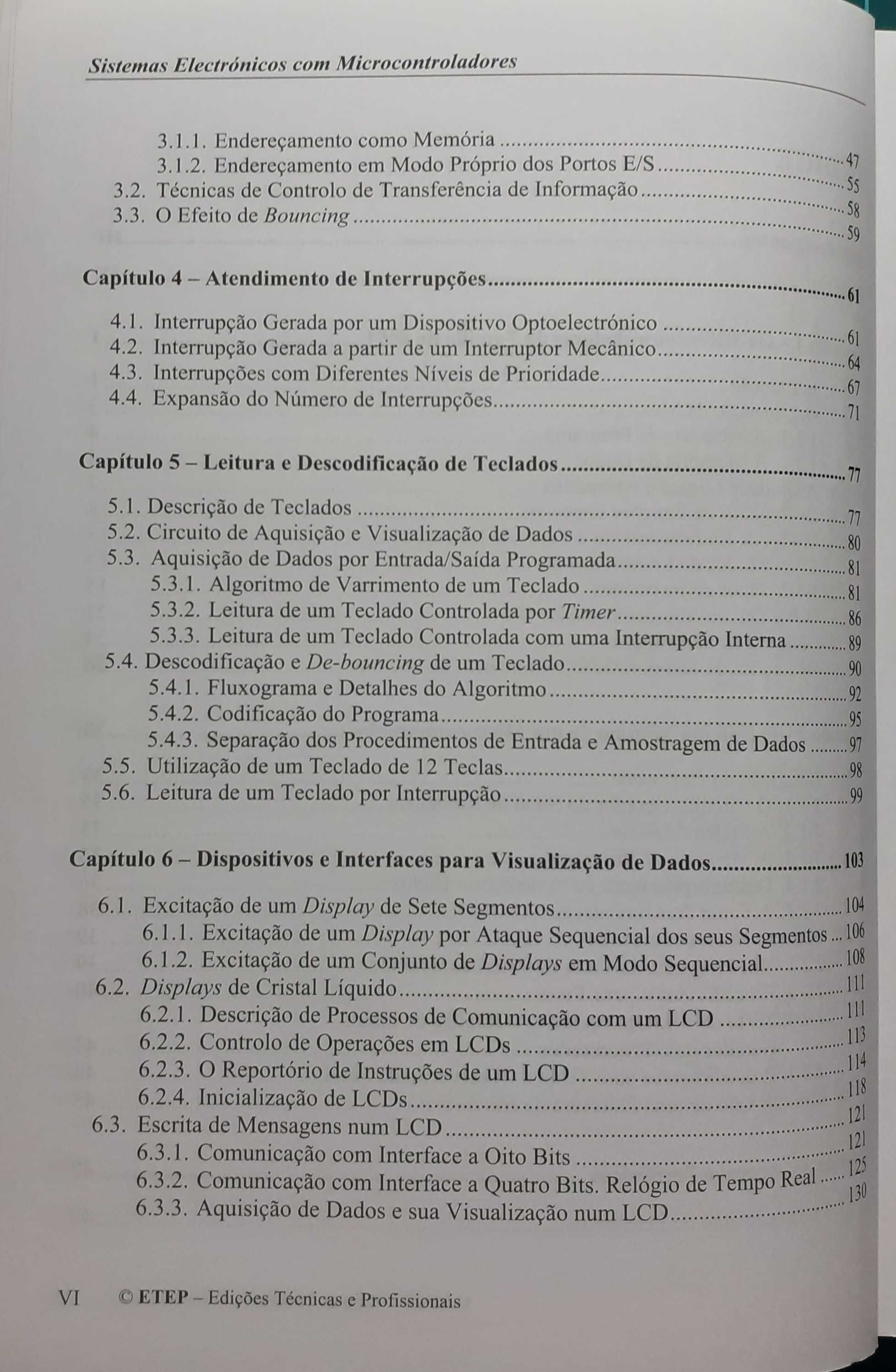 Sistemas eletrónicos com Microcontroladores - 2ª Ed., ETEP