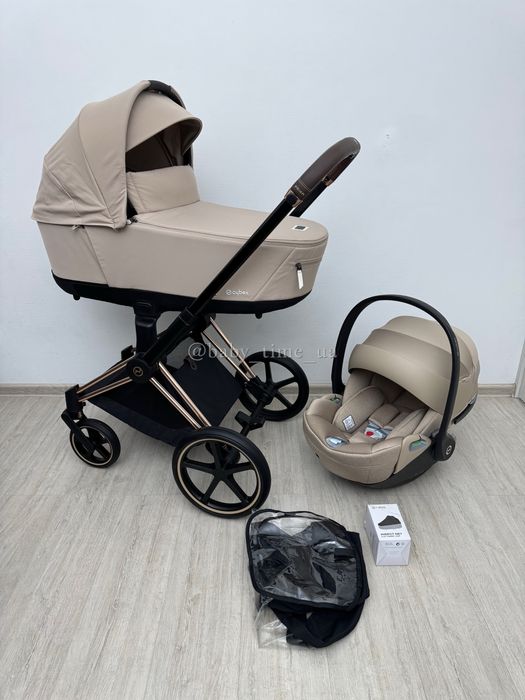Cybex Priam 4.0 Cozy Beige коляска та автокрісло Сайбекс 2025