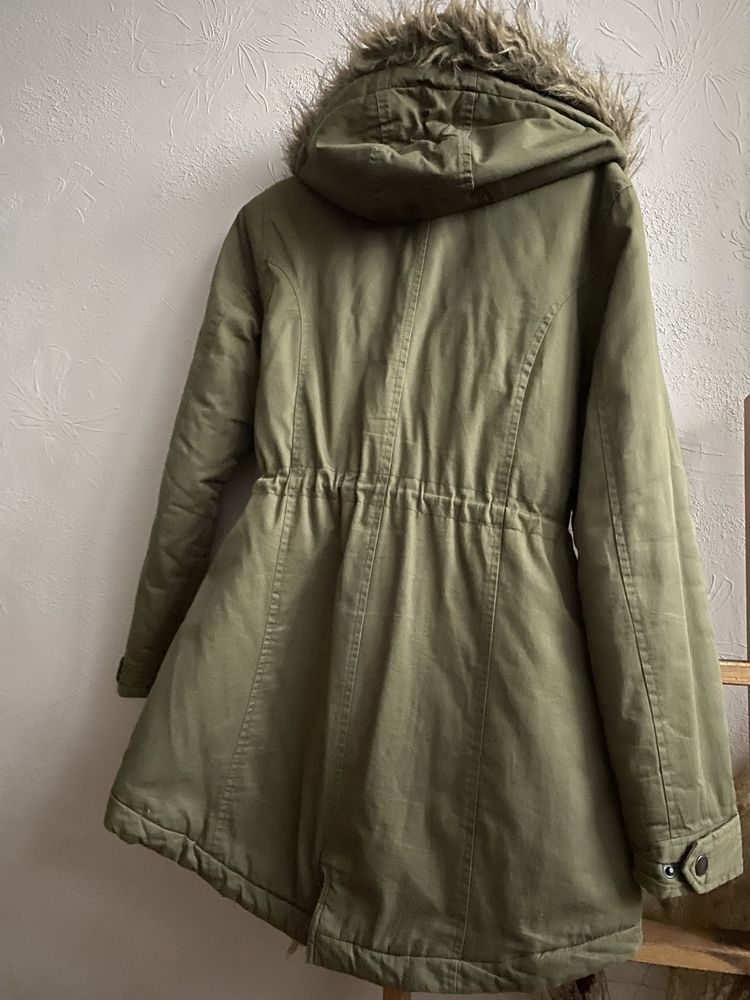 Esmara 38 parka kurtka oliwkowa khaki