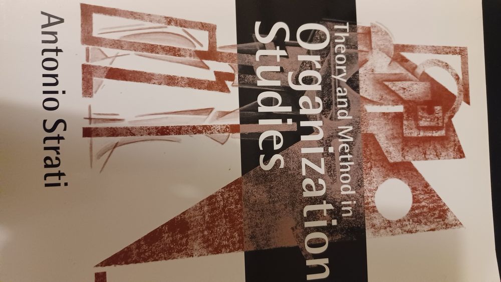 Livro "Theory and Method in Organization Studies" de Antonio Strati