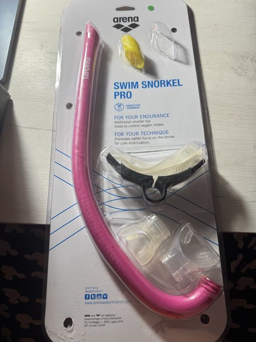 Arena Swim Snorkel Pro III рожева
