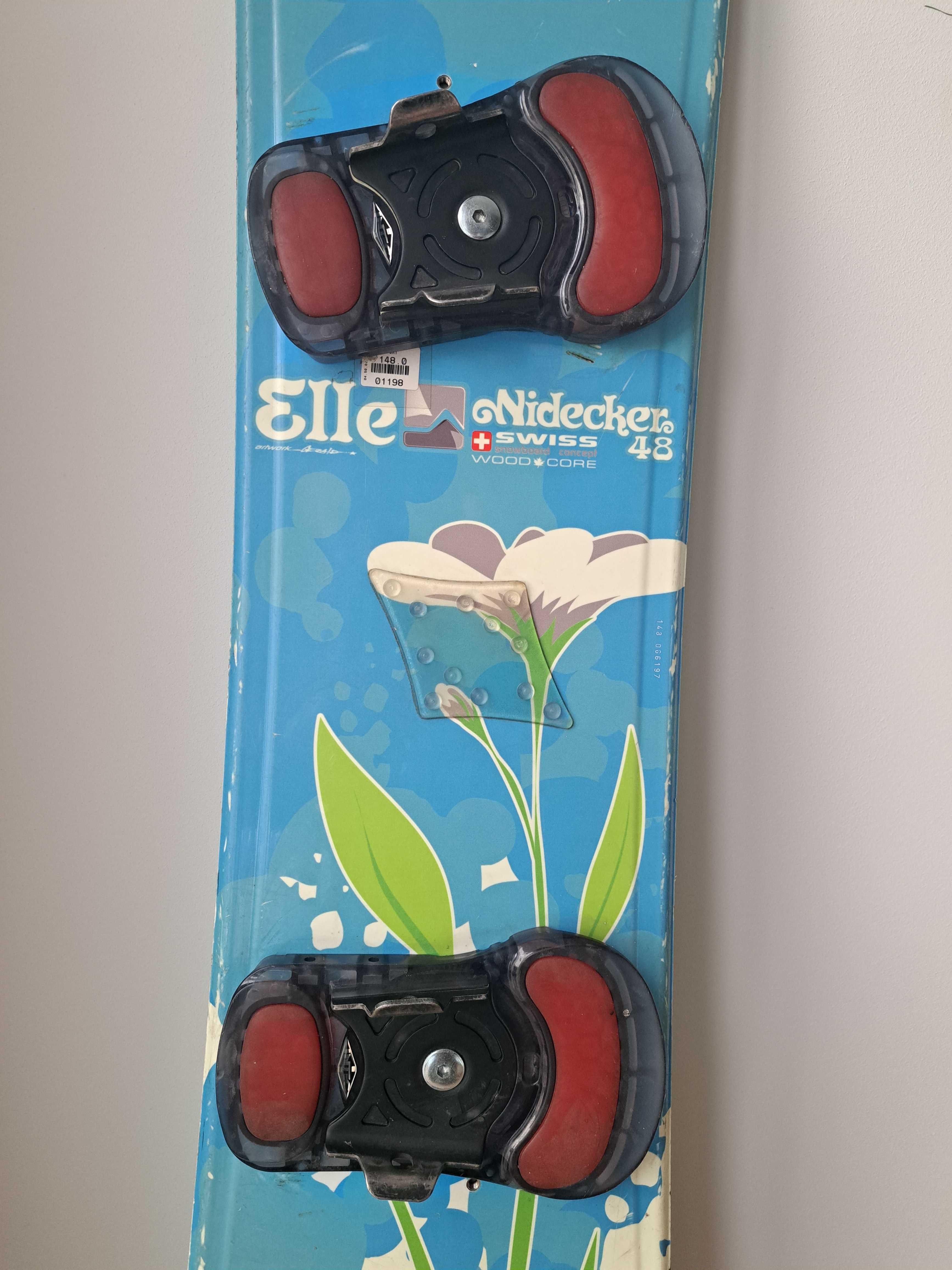 Zestaw Snowboard Deska Nidecker Elle 143cm Buty rozmiar 37,5 Step-in