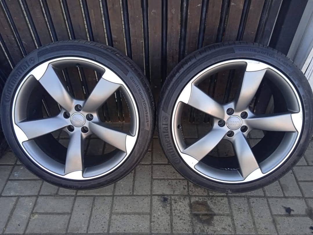 Koła Felgi Aluminiowe 9J 21 5x112 Rotor Audi 275/35R21 Komplet
