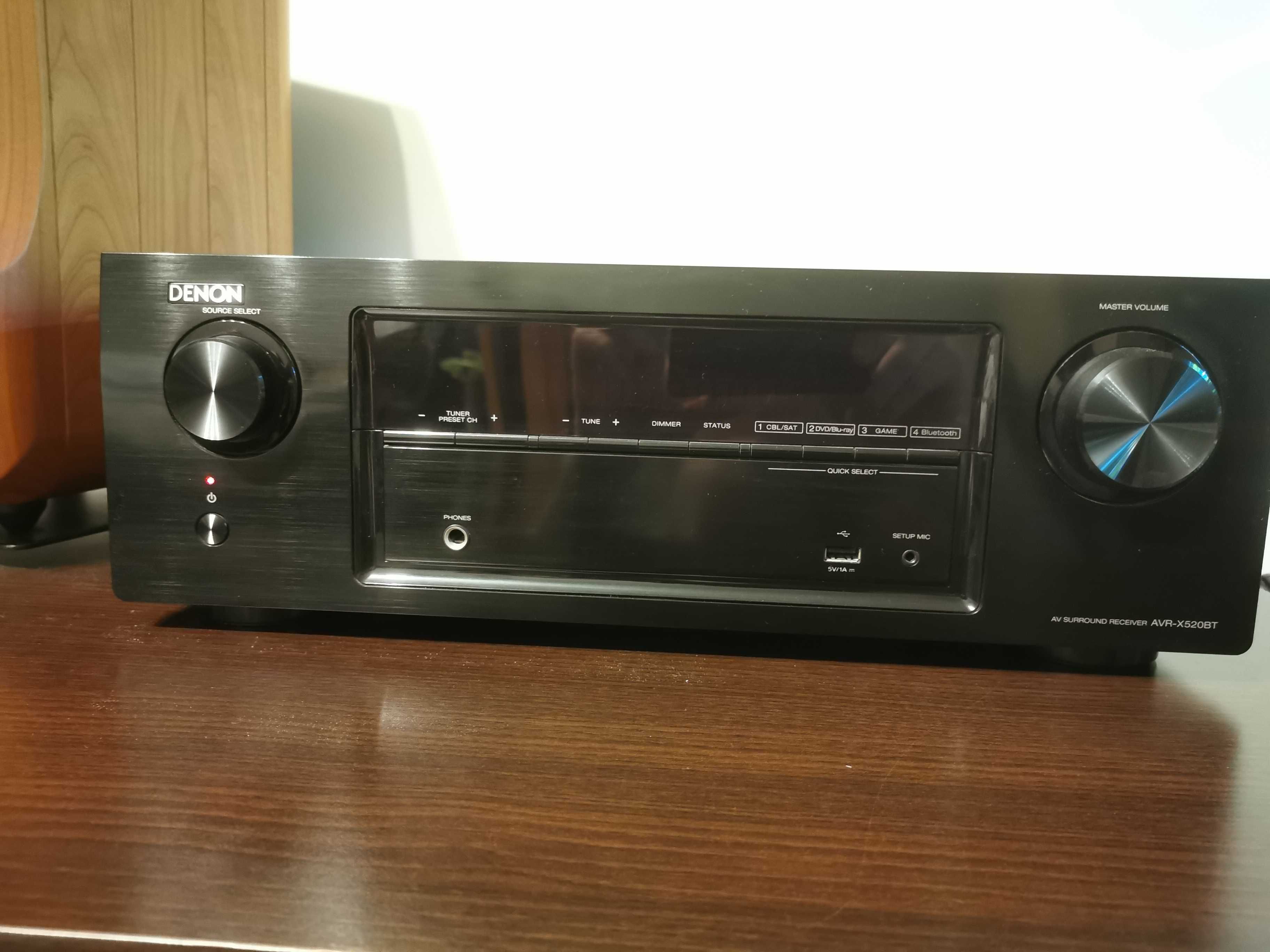 Amplituner DENON AVR X520BT Kino domowe