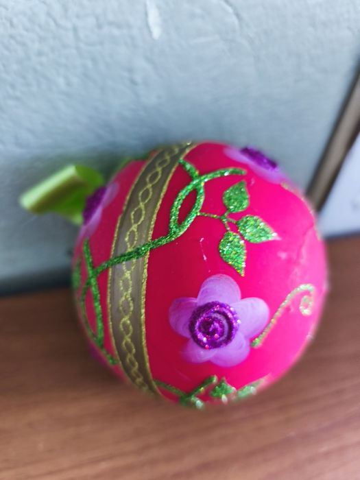 Bombki choinkowe ręcznie zdobione