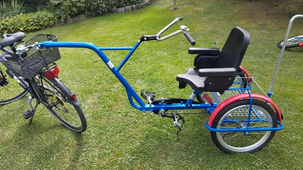 Rower Misiarz rehabilitacyjny trójkołowy  trzykołowy skladany koła 20