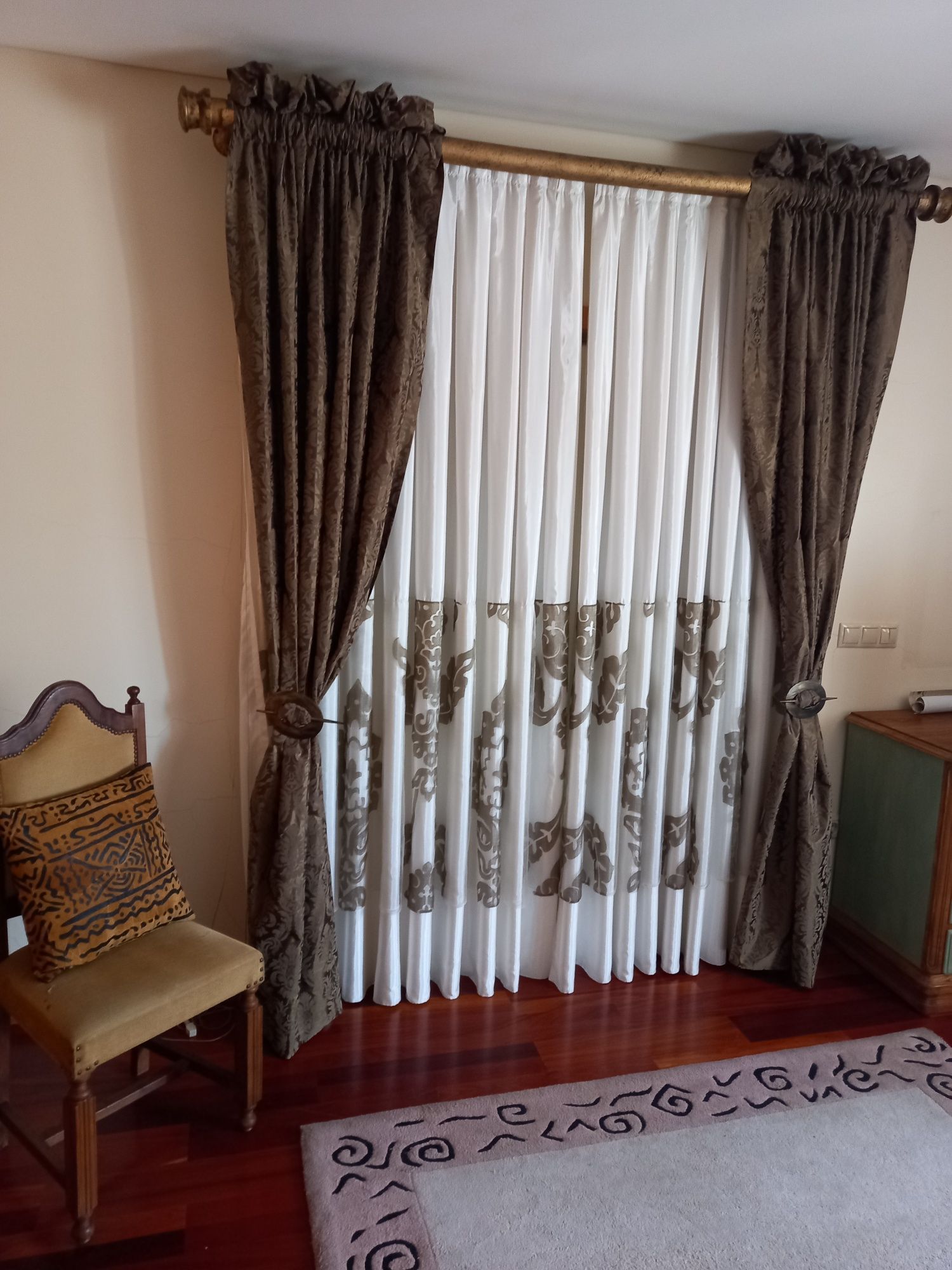 Cortinas  para decoração  clássica