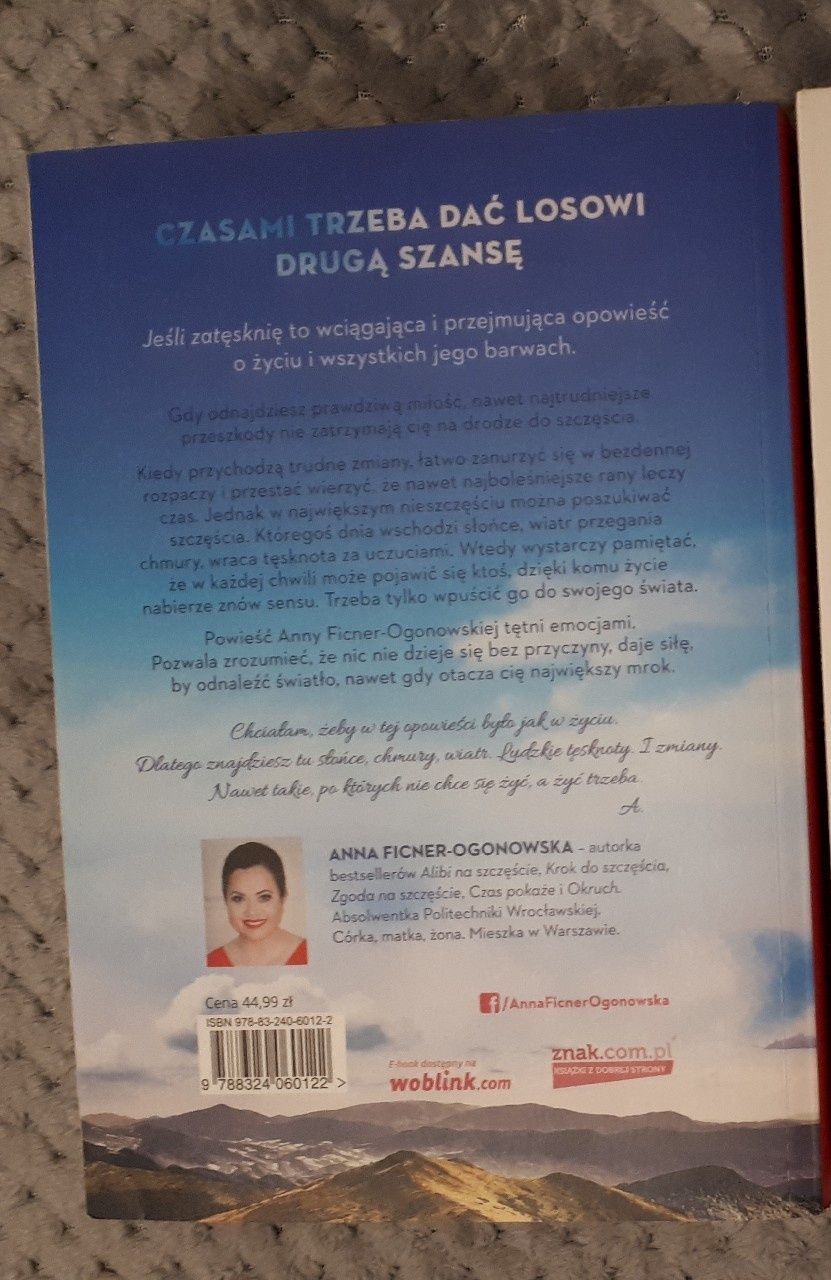 Anna Ficner Ogonowska  "Jeśli zatęsknię" stan bardzo dobry