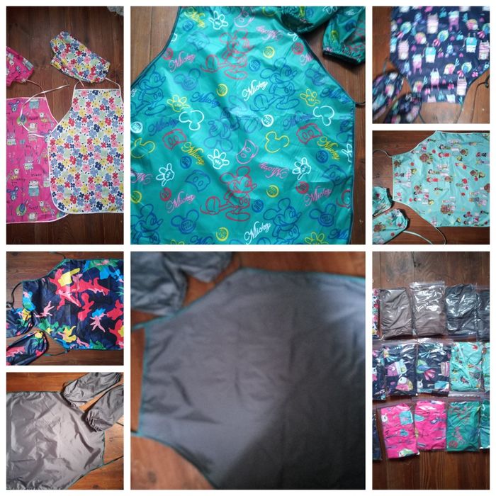 Фартух і нарукавники для творчості малювання  водозахисні