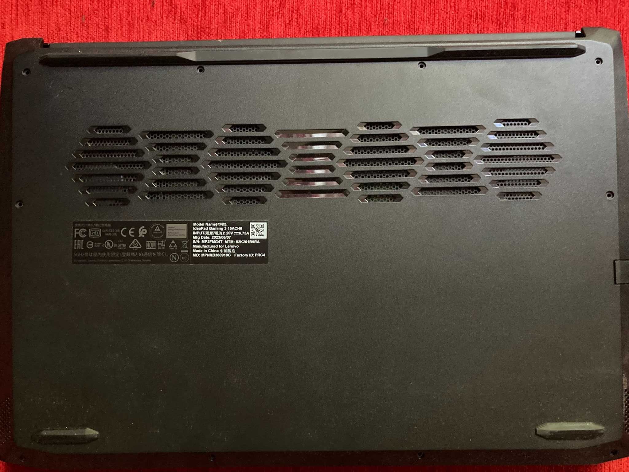 Розборка Lenovo ideapad Gaming 3 15ACH6