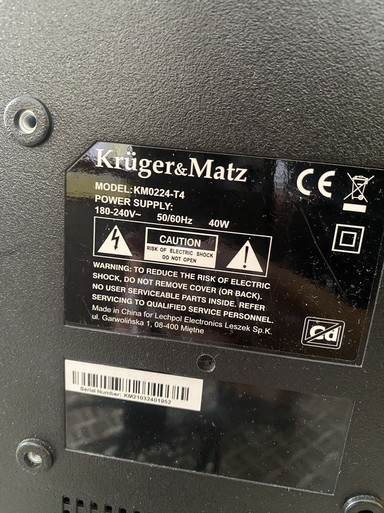Telewizor 24” Kruger&Matz