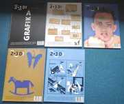 2+3D grafika plus produkt, wzornictwo  kwartalnik projektowy  nr 9-13,