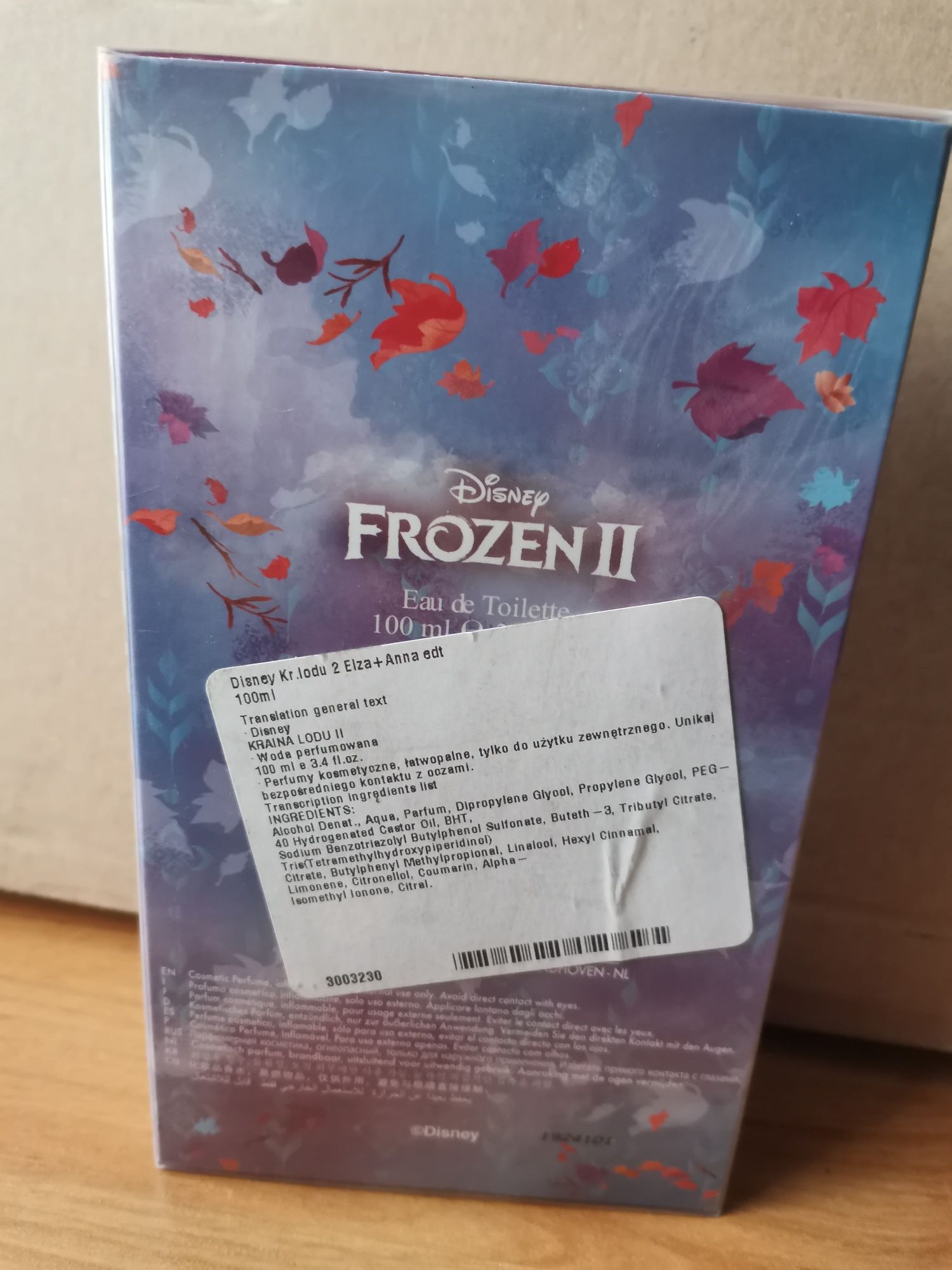 Perfumy Frozen II Anna 100ml nowe zafoliowane oryginalne Disney
