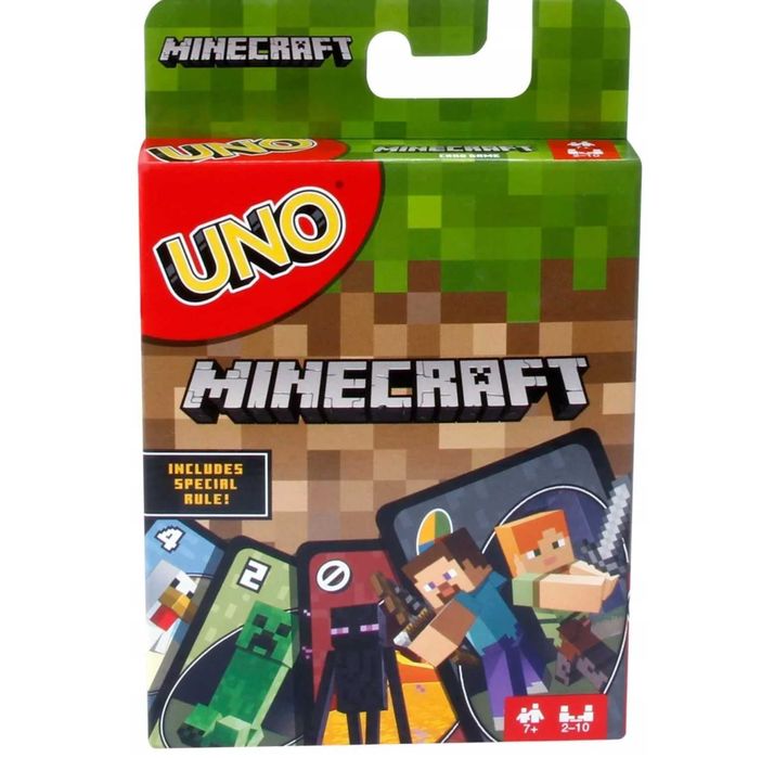Karty do gry Uno Minecraft gra planszowa karciana rodzinna