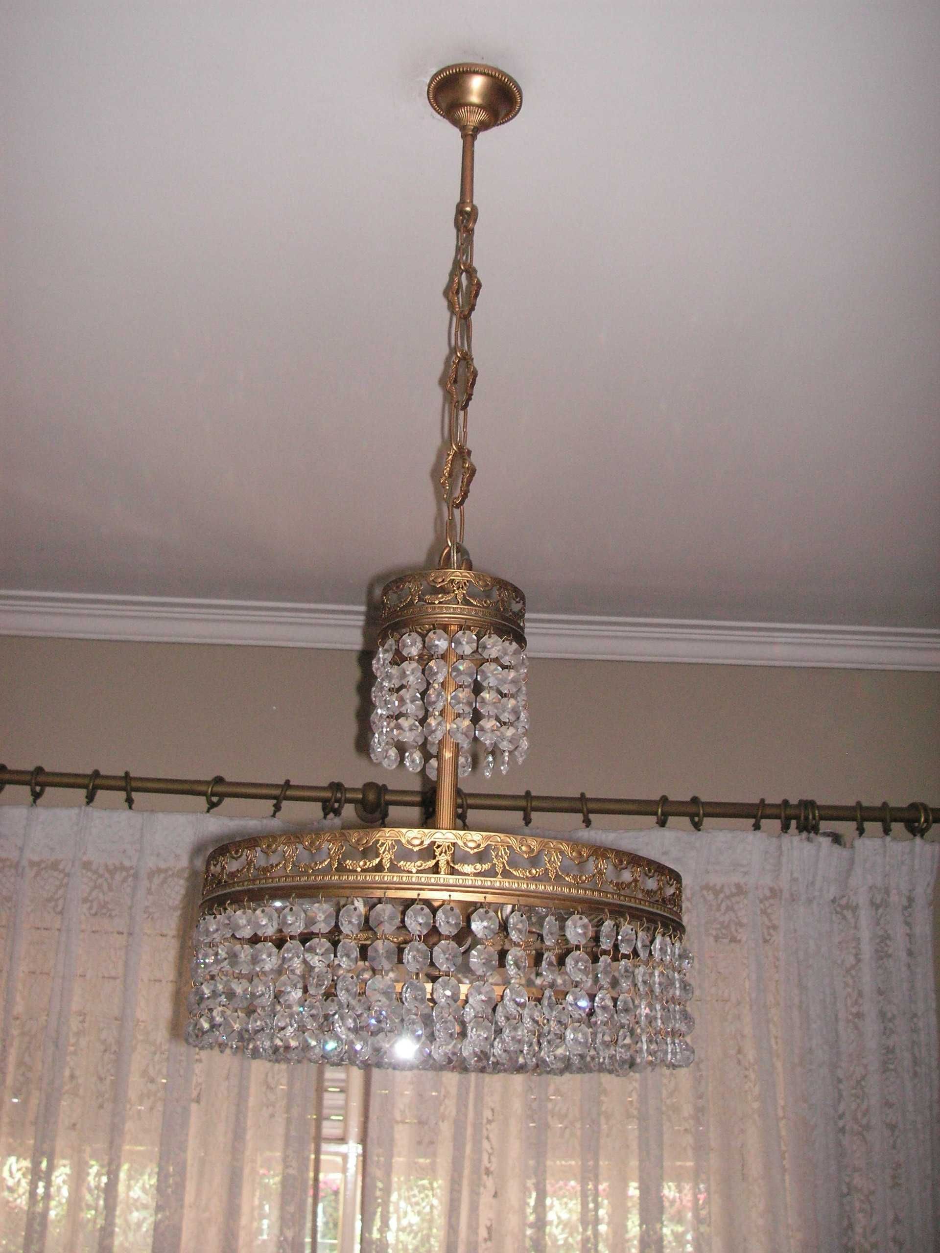 Candeeiro / Lustre Cristal Italiano