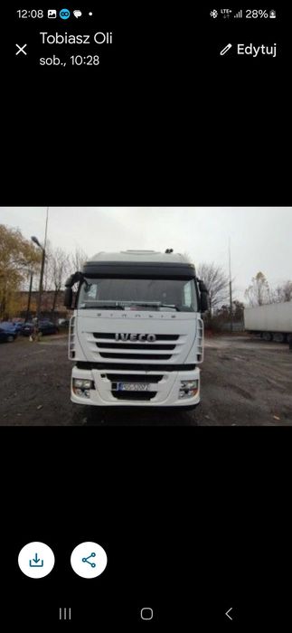 Sprzedam Iveco stralis 2012 r +naczepa wywrotka 40 m3