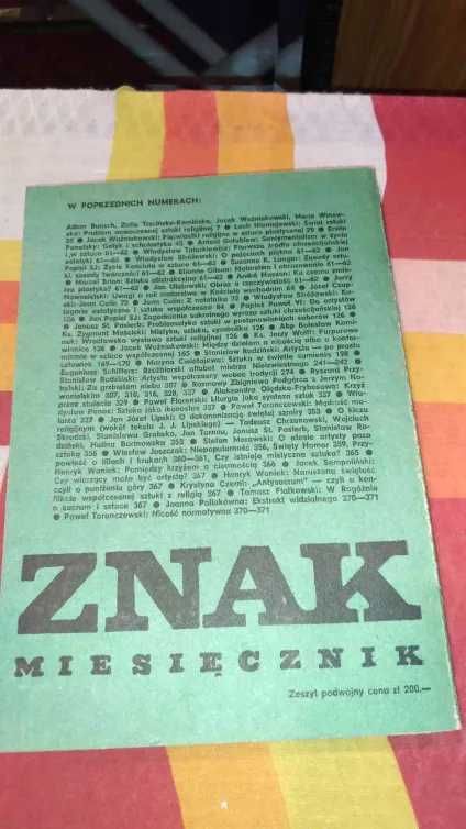 Znak
Miesięcznik Kraków
375-376
Rok Xxxviii
Luty-marzec (2-0) 1886