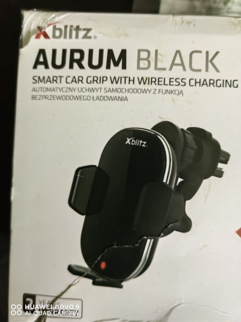 Uchwyt xblitz aurum black wirelles charging