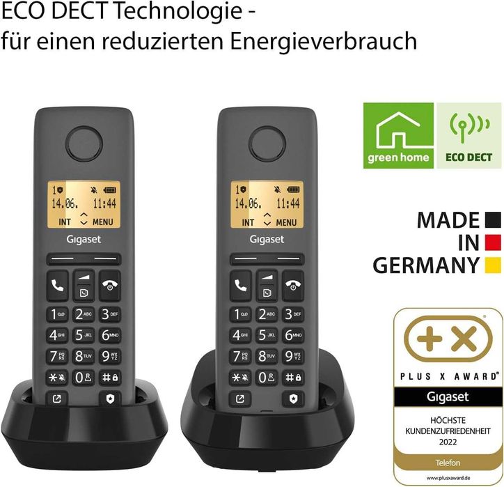 Gigaset Pure 120 Duo – 2 telefony bezprzewodowe