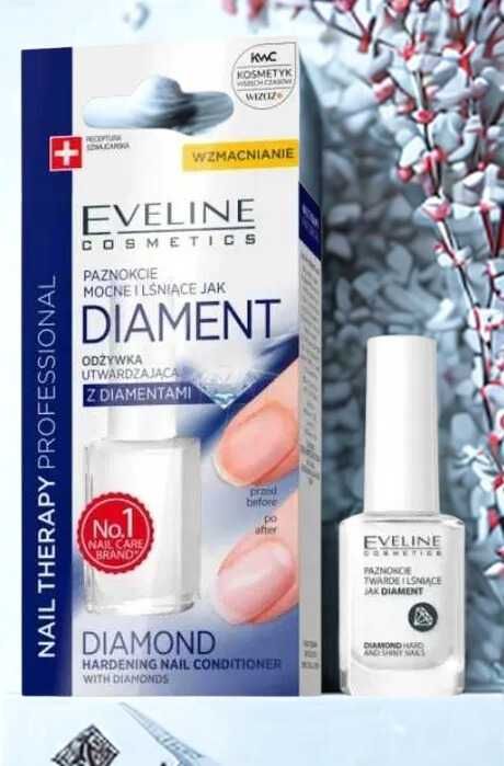EVELINE hypoalergiczna odżywka do paznokci z diamentami 12 ml