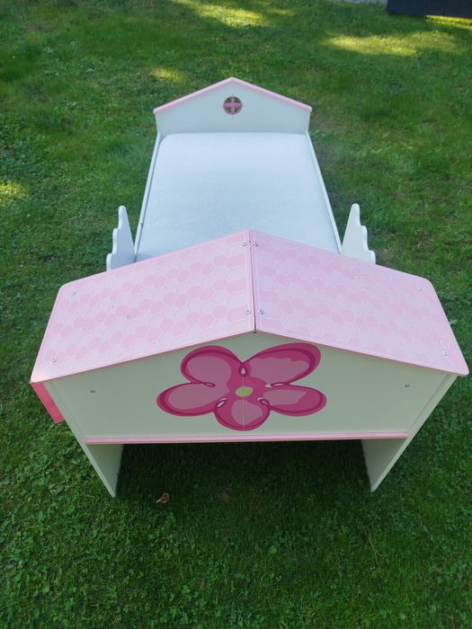 Okazja ! Łóżko dziecięce 140x70 z nadstawką i materacem. Stan idealn