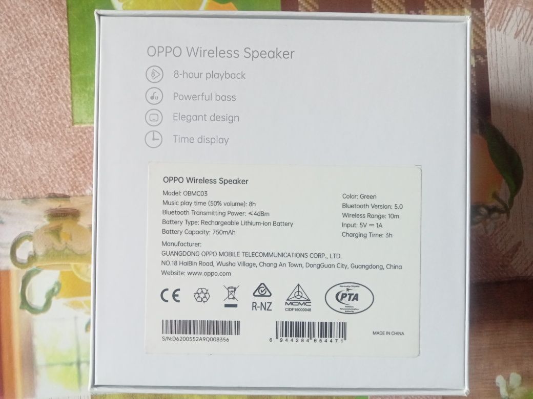 Głośnik bluetooth Oppo