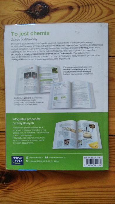 To jest chemia podręcznik podstawowy Nowa Era liceum technikum