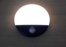 plafon led Colours z czujnikiem ruchu czarny 22 cm