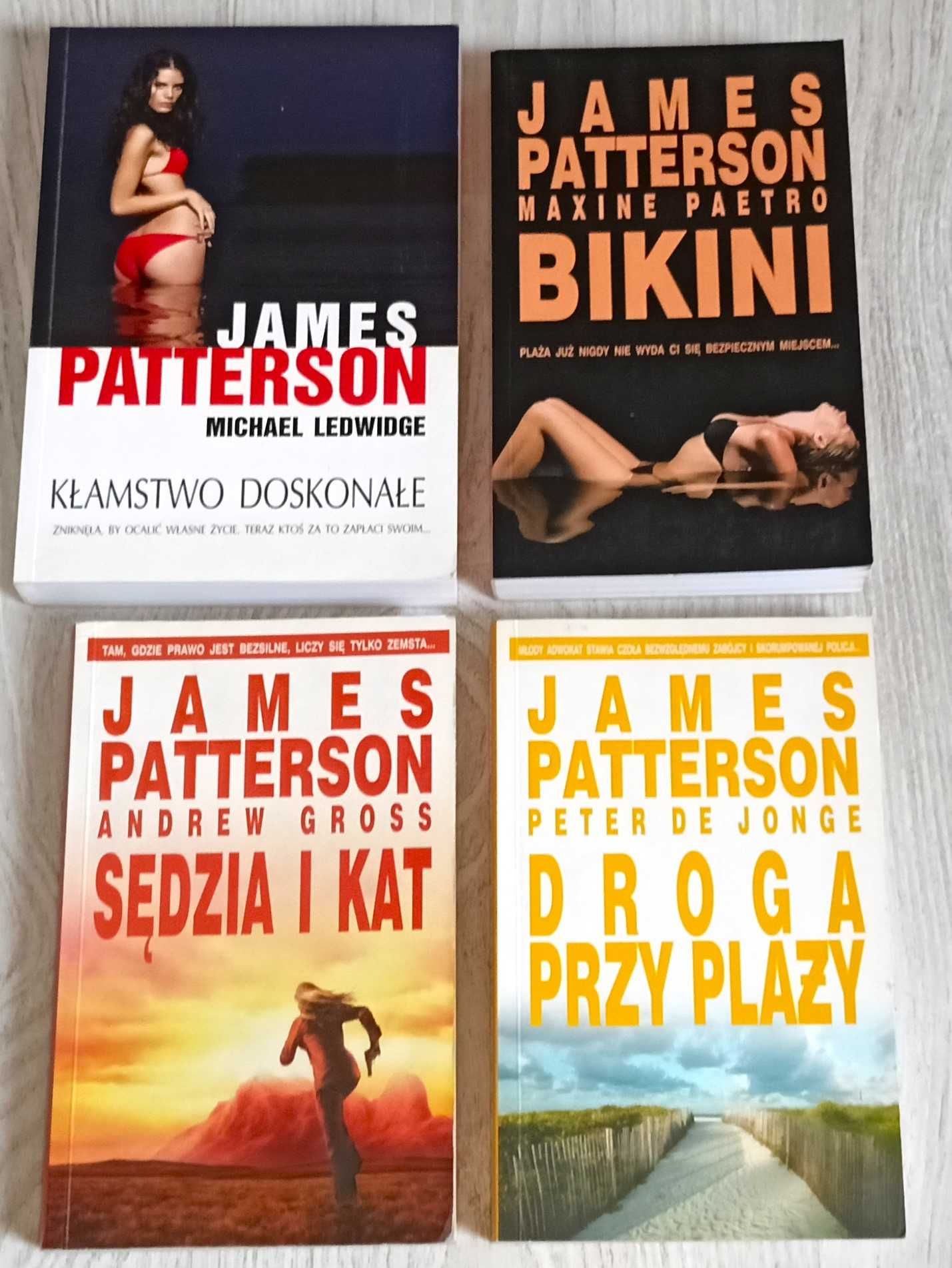 4x Patterson Bikini Sędzia i kat Kłamstwo doskonałe Droga przy plaży