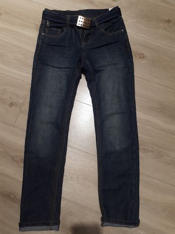 Spodnie jeansy na chłopca r.158