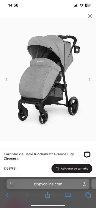 Carrinho de bebé de passeio