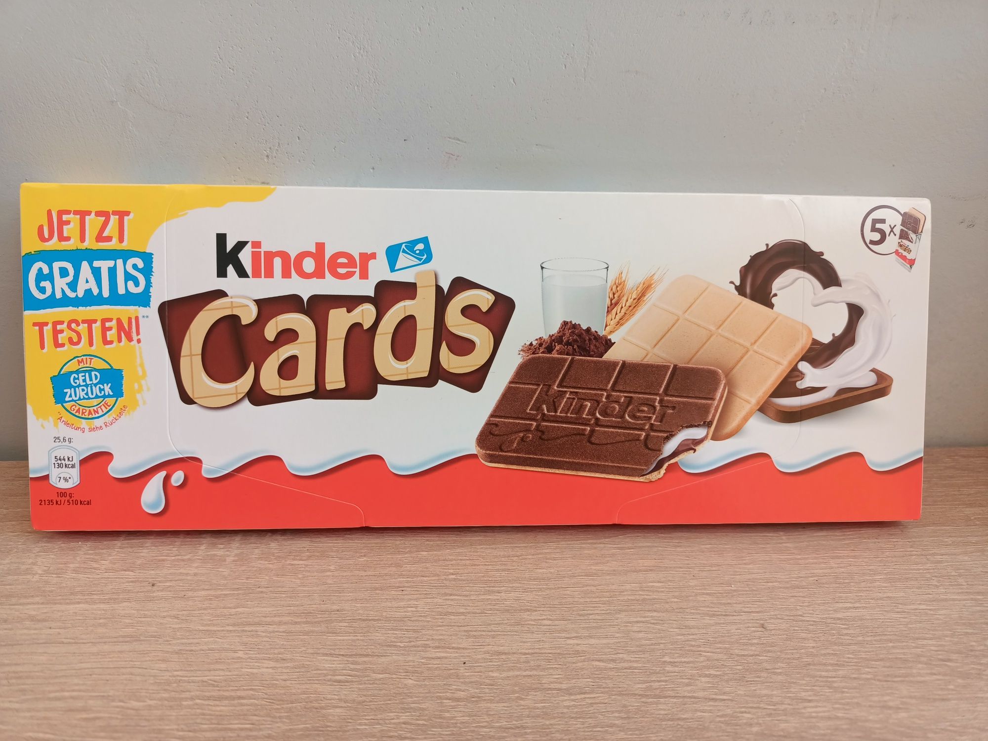 Ciastka Kinder cards