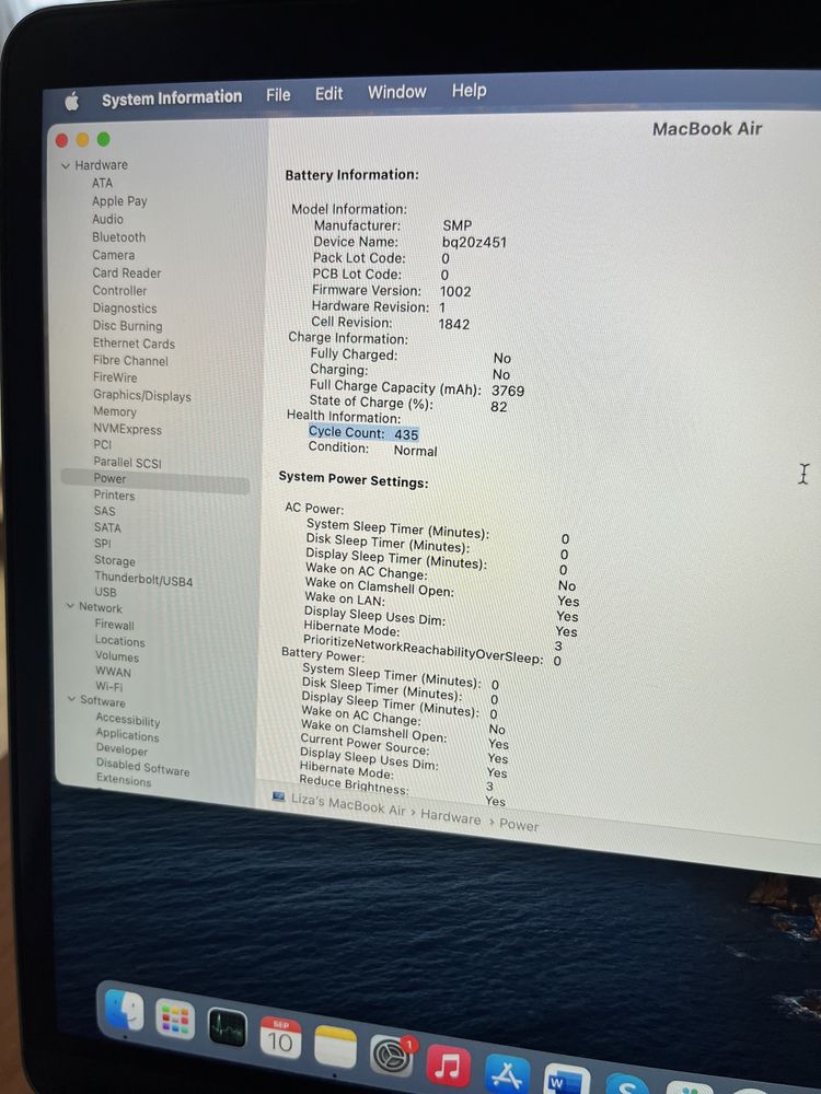 Macbook Air Retina 2019: i5, 8GB, 256