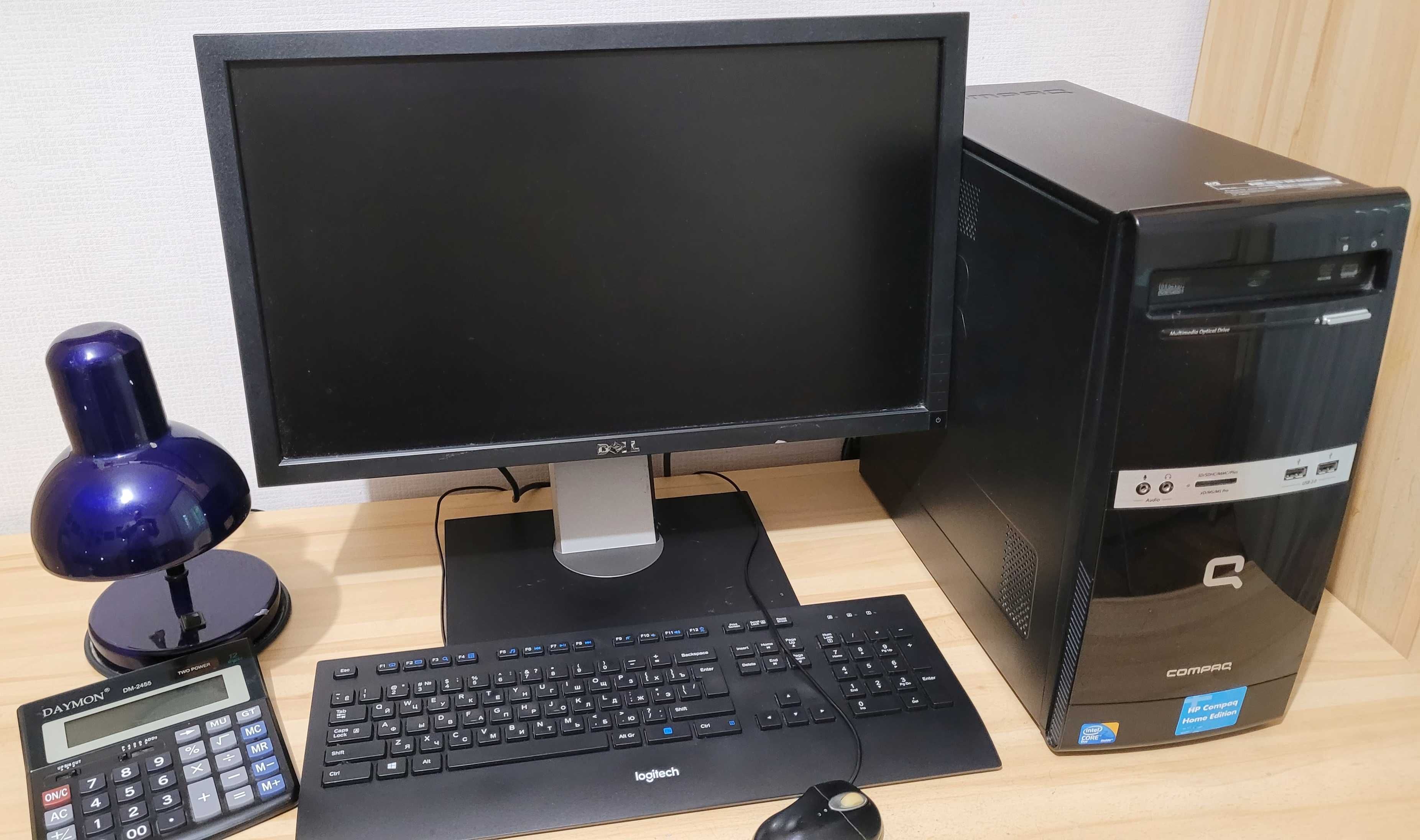 Комп'ютер HP Compaq 500B + Клавиатура Logitech K280e