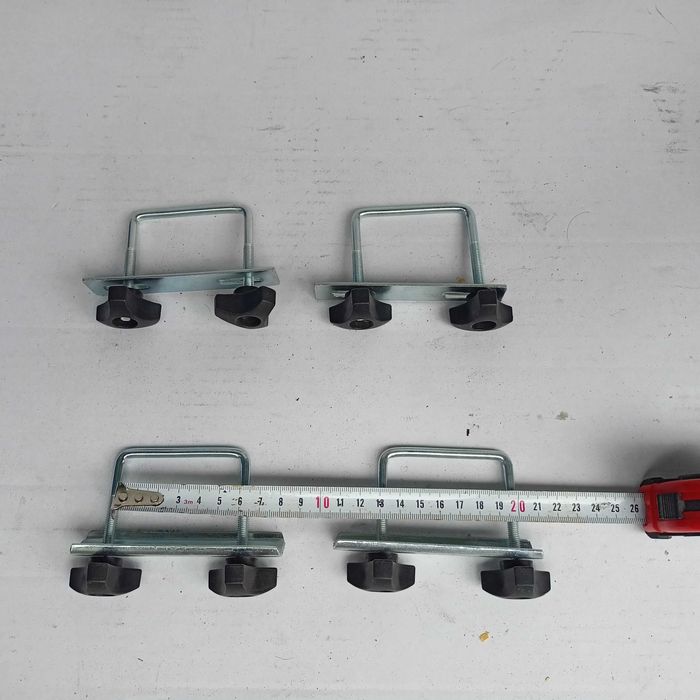 Bagażnik turystyczny Mocowania , Obejmy