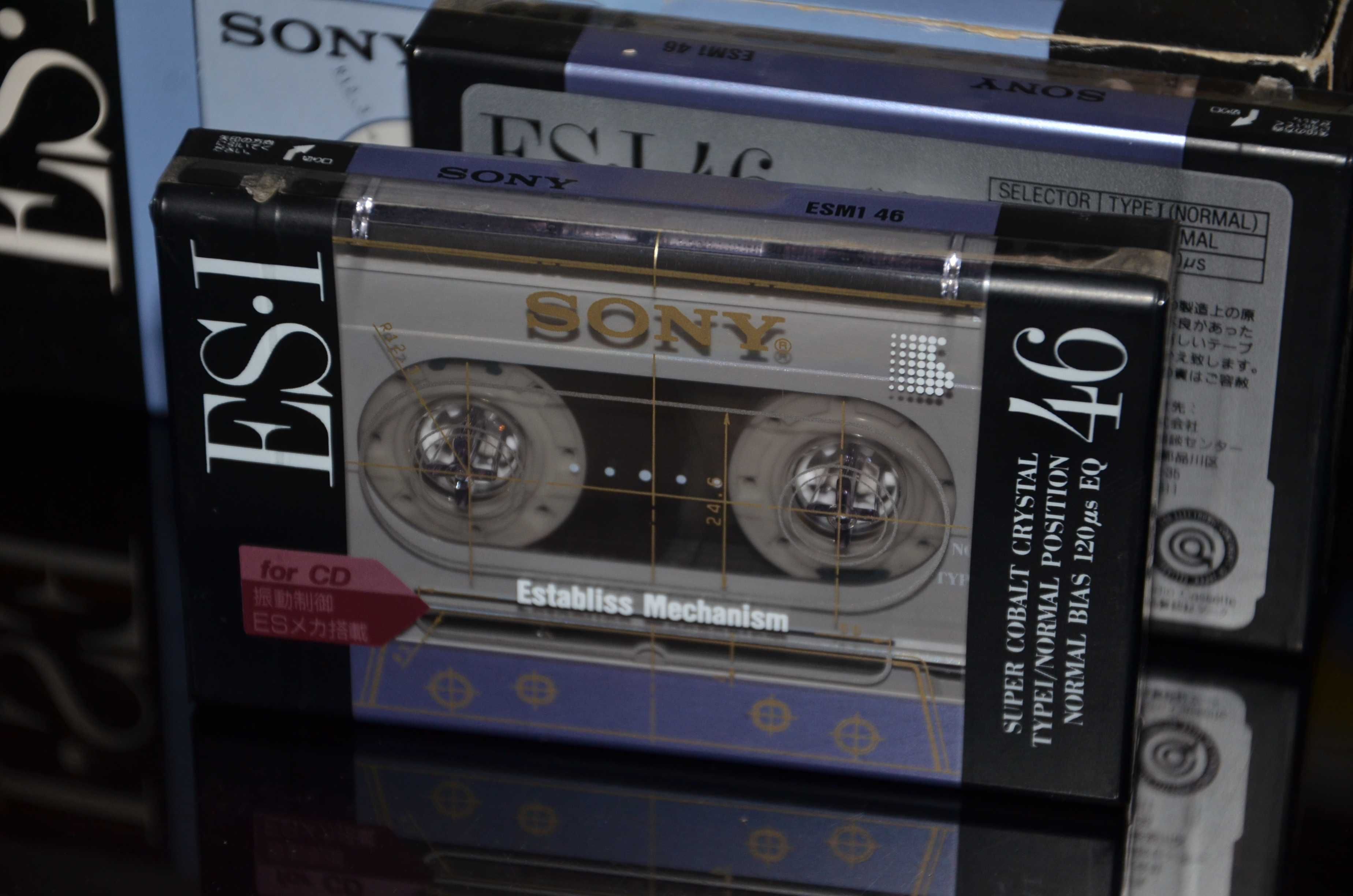 Новые качественные редкие аудиокассеты SONY ES-I 46 Made in Japan
