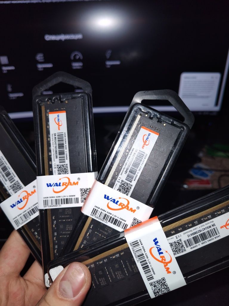 16 Gb DDR4 Walram 3200Ghz на банках Самсунг