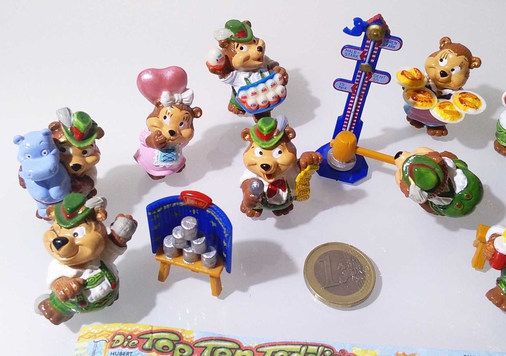 Kinder Surprise ~ Série completa 12 Peças ~ "TOP TEN TEDDIES" ~ 1996