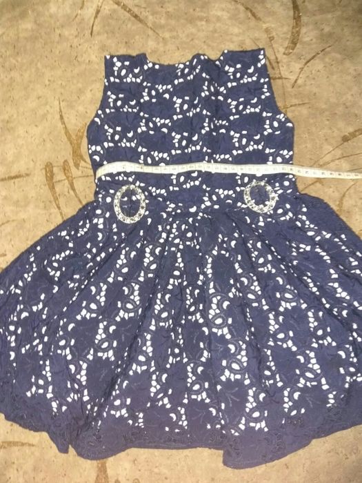 Новое синее платье, плаття, сукня